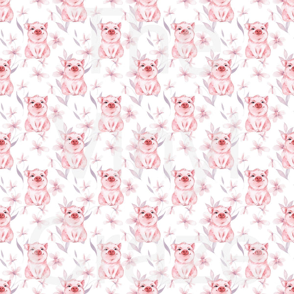Cute As A Pig - Adhesive Vinyl 12x12 Sheet
