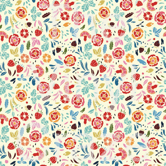 Floral Pioneer - Adhesive Vinyl Sheets