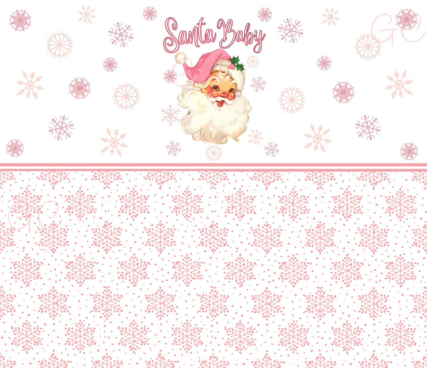 Santa Baby  - Adhesive Vinyl Wrap