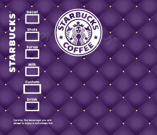 Starbux Purple - Adhesive Vinyl Wrap