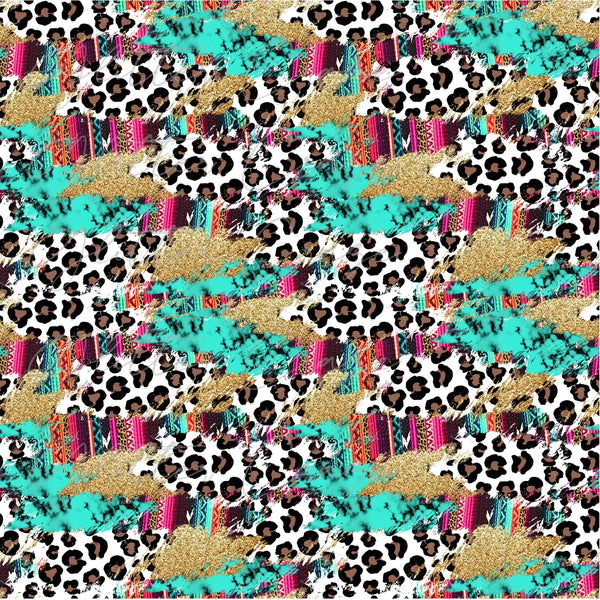 Serape Leopard - Adhesive Vinyl Sheets