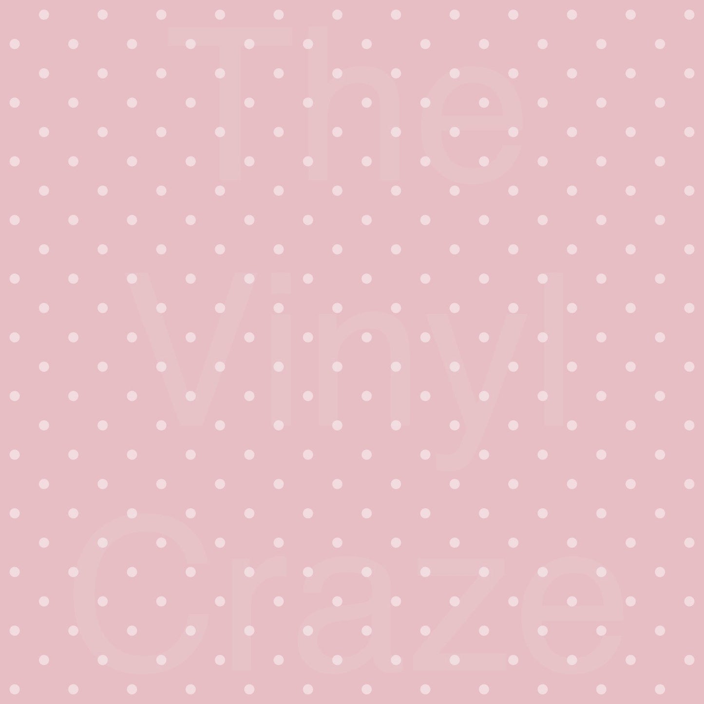 Pink On Pink Polka Dot - Adhesive Vinyl 12x12 Sheet