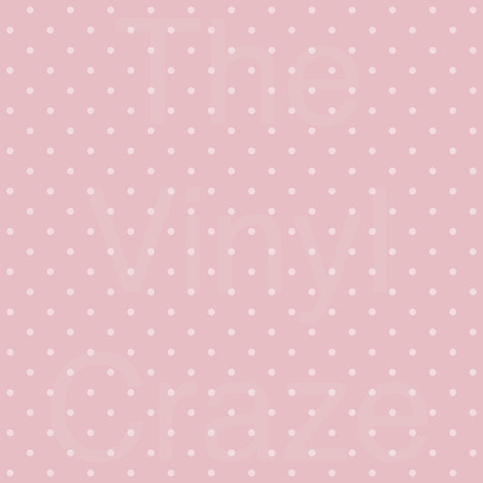 Pink On Pink Polka Dot - Adhesive Vinyl 12x12 Sheet