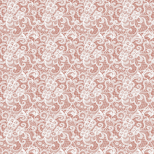 Lace On Rose - Adhesive Vinyl Sheets