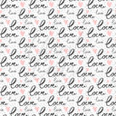 Love Love Love - Adhesive Vinyl Sheets