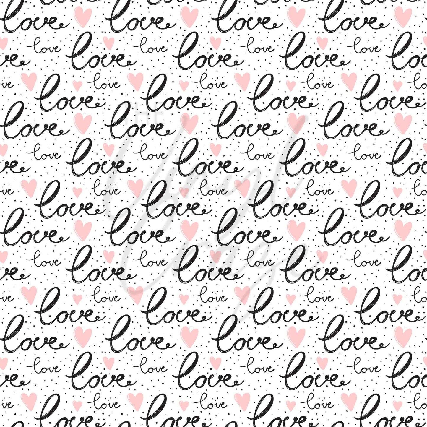 Love Love Love - Adhesive Vinyl Sheets