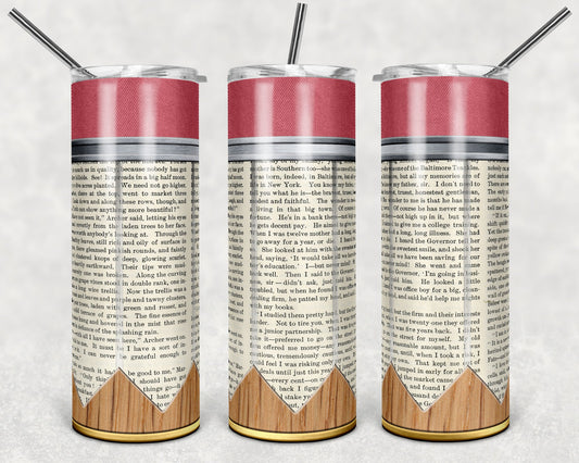 Mens Pencil English -Adhesive Vinyl Wrap