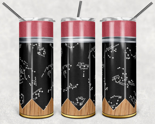 Mens Pencil Science Black - Adhesive Vinyl Wrap