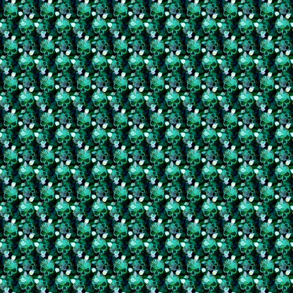 Fish Scale Skulls - Adhesive Vinyl Sheets