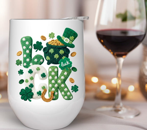 Luck Faux Knit UV DTF Decal