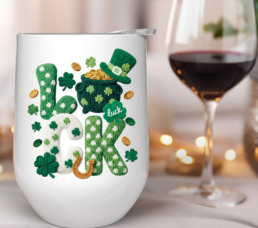 Luck Faux Knit UV DTF Decal