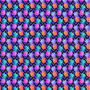 Neon Pineapple Chevron - Adhesive Vinyl Sheets