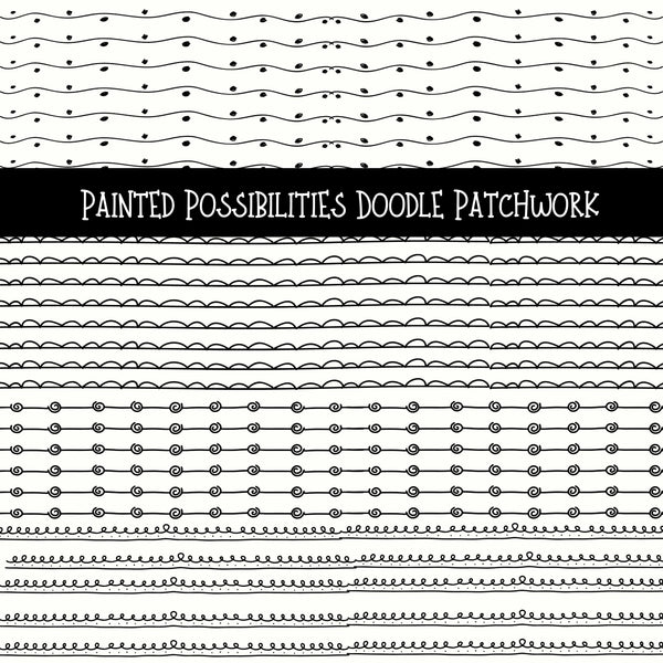 Painted Possibilities  Doodle Patchwork Set