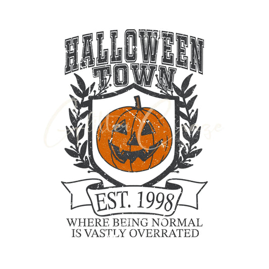 Halloween town - UV DTF Decal- 3 sizes