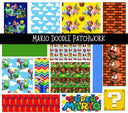 Mario Doodle Patchwork Set