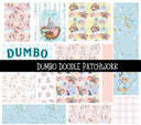 Dumbo Doodle Patchwork Set