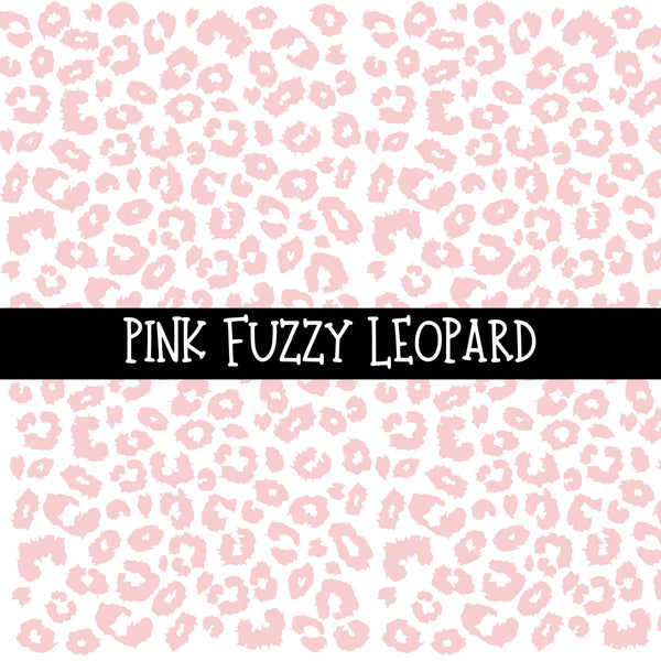 Fuzzy Leopard UV DTF Decal sheets 8 color Options