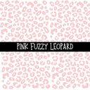 Fuzzy Leopard UV DTF Decal sheets 8 color Options