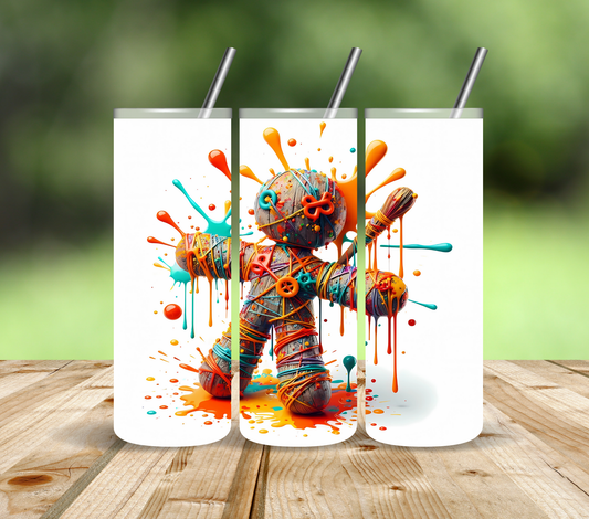 Color Splash Voodoo Dolls - Adhesive Vinyl Wrap - 6 Variants