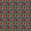 Pink And Teal Sugar Skull - Adhesive Vinyl Sheets