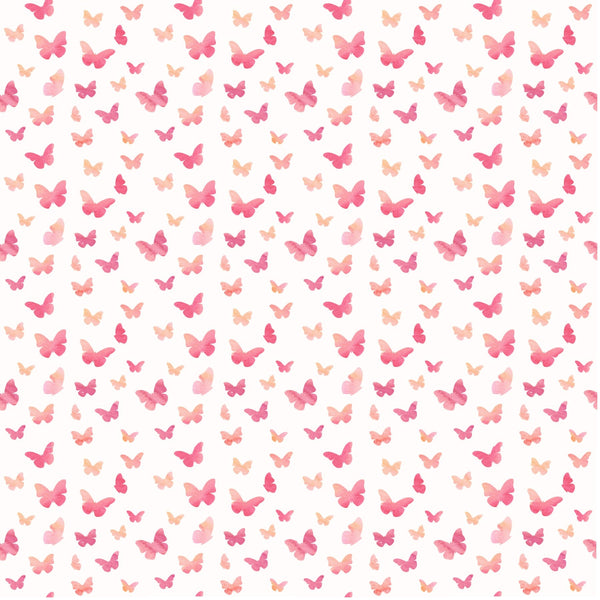 Pink Butterflies - Adhesive Vinyl Sheets
