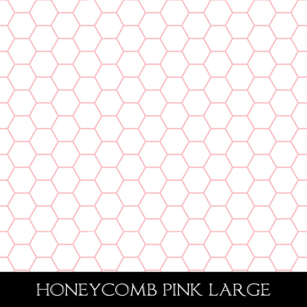 Honey comb UV DTF Decal Sheets 8 colors  2 sizes available