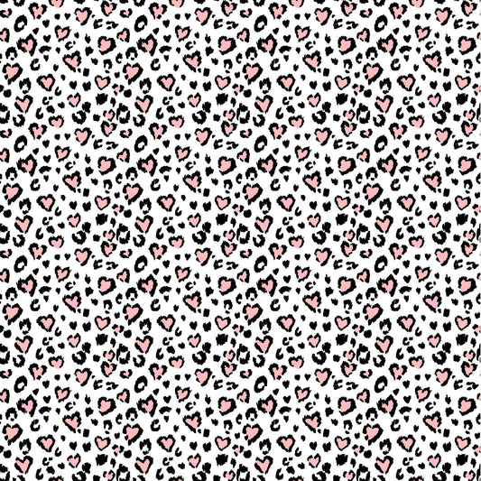 Pink Leopard - Adhesive Vinyl Sheets