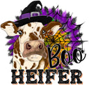 Boo Heifer - UV DTF Decal