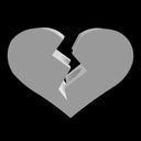 Broken Heart - Straw Topper