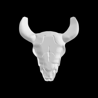 Bull Skull - Straw Topper