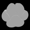 Paw Print - Straw Topper