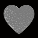 Leopard Heart - Straw Topper