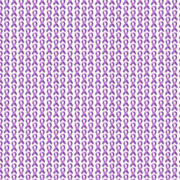 Purple Awareness Ribbon - Adhesive Vinyl Sheets