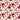 Red Floral - Adhesive Vinyl Sheets