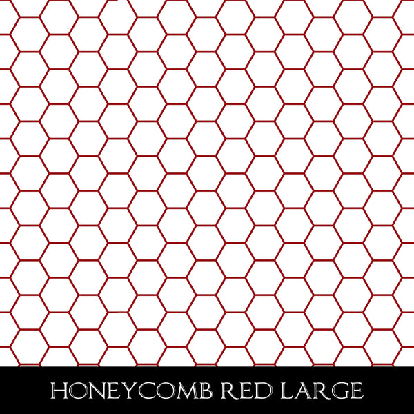Honey comb UV DTF Decal Sheets 8 colors  2 sizes available