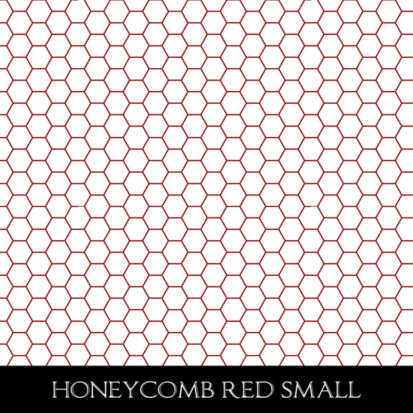 Honey comb UV DTF Decal Sheets 8 colors  2 sizes available