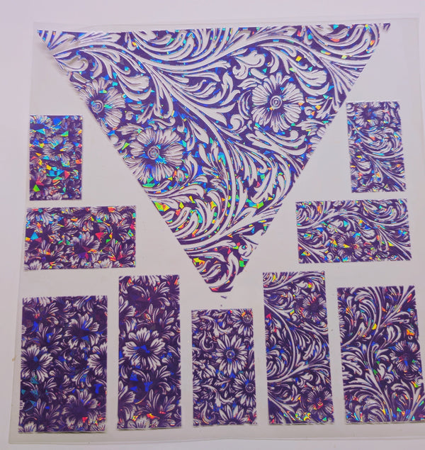 #63 Tooled Vsplit Shattered- available in Pink, Purple, black , teal , and white