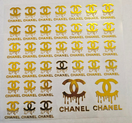 #21 Metallic UV DTF-Bougie- available in Gold and Silver