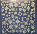 #58 Metallic Snowflakes UV DTF-- available in Holo Pink and Silver