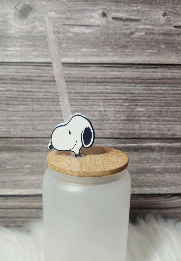 snoopy - Straw topper (In Color)