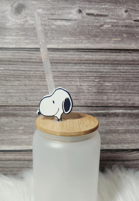 snoopy - Straw topper (In Color)
