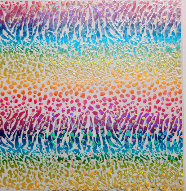 #76 Neon wild animal Shattered effect