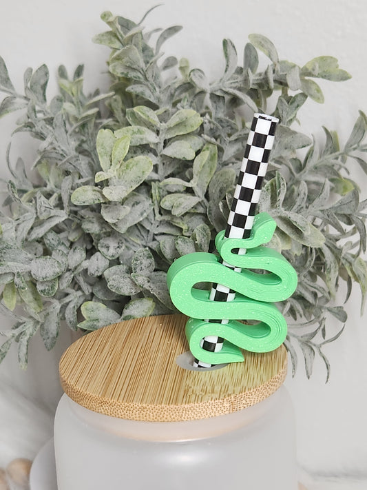 Snake - Straw topper (In Color)
