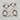 #104 Double Sided Brown  Bougie Floral torn pages