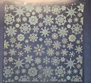 #58 Metallic Snowflakes UV DTF-- available in Holo Pink and Silver
