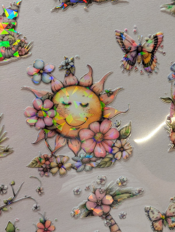 #102 Whimsical Tropics Holographic