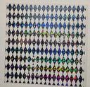 #62 Distressed Harlequin Shattered- available in Teal, Purple, Orange and Black