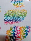 #75 Neon Animal Print Patches Shattered effect
