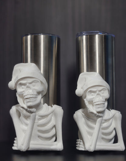Santa Skeleton - Tumbler Element