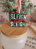 Sleigh Girl Sleigh- Straw topper (In Color)